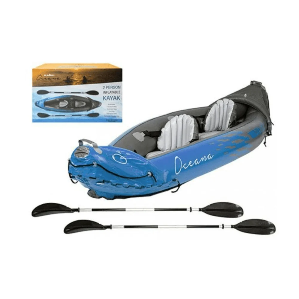 Summit Oceana 2 Person Inflatable Kayak Blue - Image 2