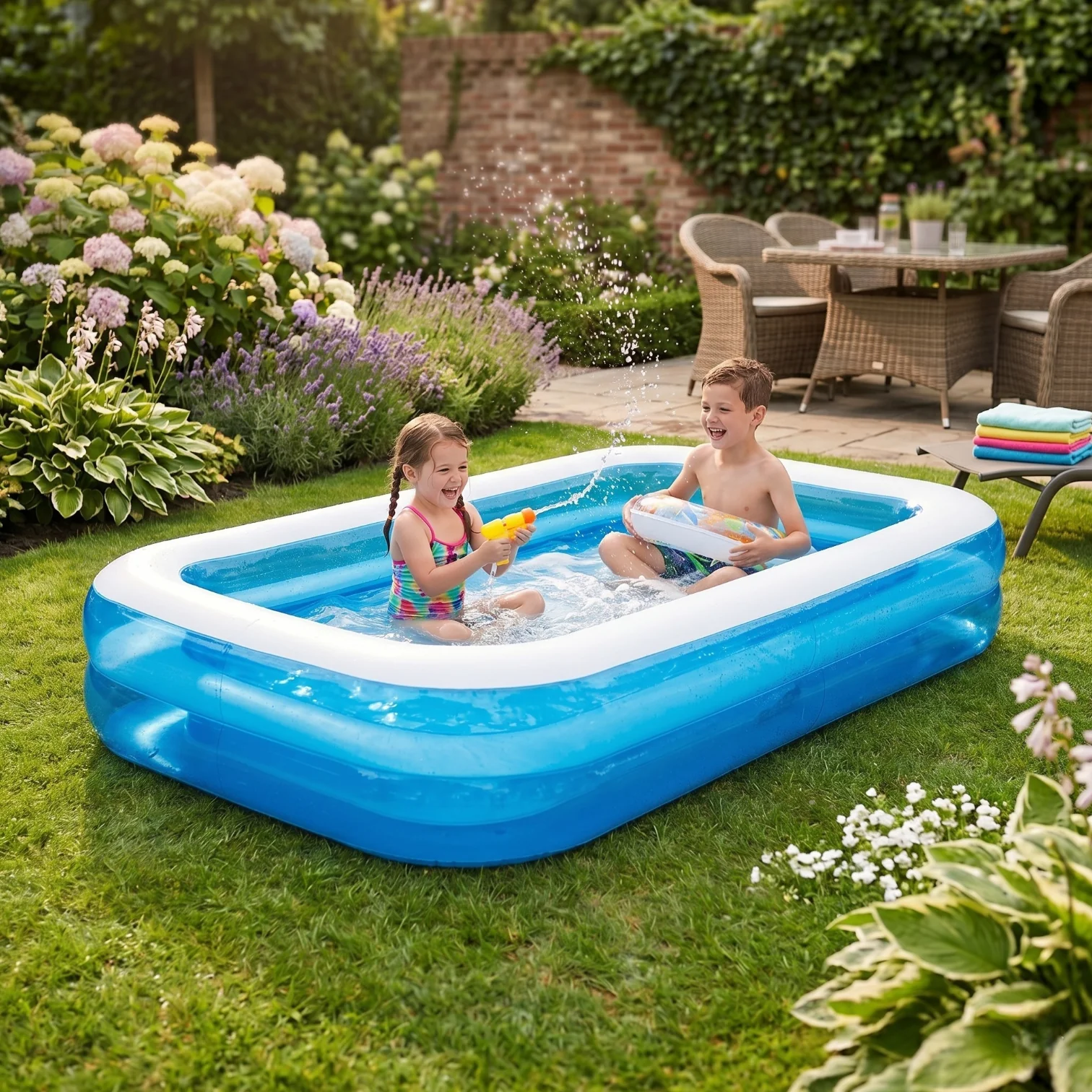 SunClub Inflatable Family Size Pool – 2m - Image 2