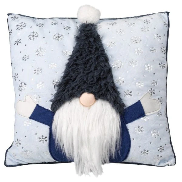 Super Furry Gonk Cushion - Blue - Image 2