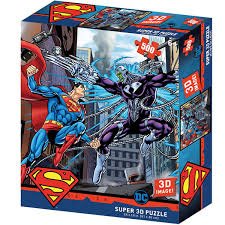 Superman v Electro 500 Piece 3D Jigsaw Puzzle