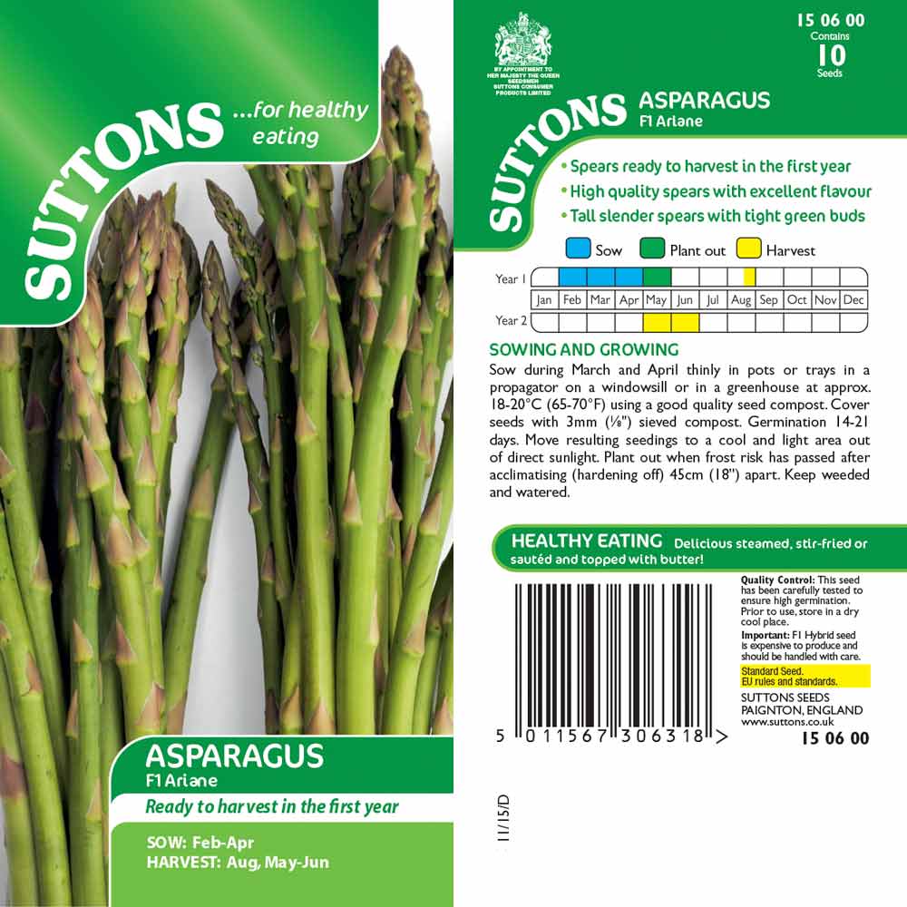 Suttons Asparagus - Ariane G150600 - Image 2