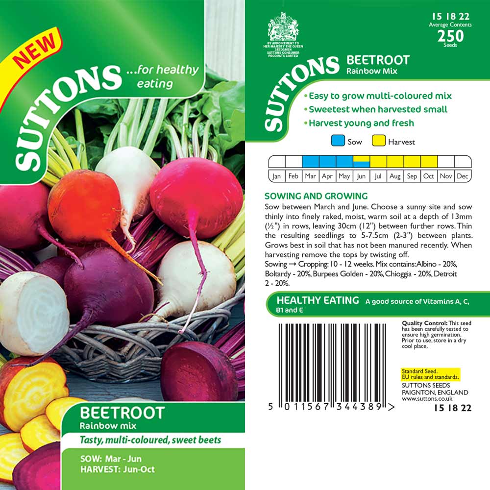 Suttons Beetroot Rainbow Mix G151822