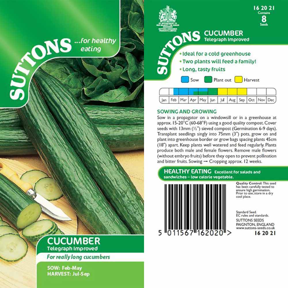 Suttons Cucumber Telegraph Improved 162021