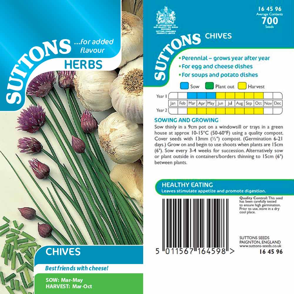 Suttons Herb Chives 164596 - Image 2