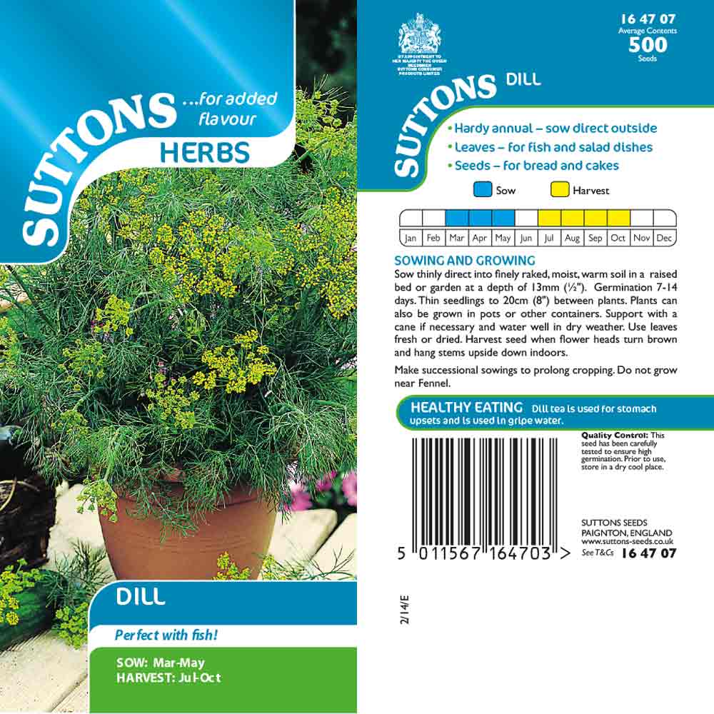 Suttons Herb Dill 164707 - Image 2