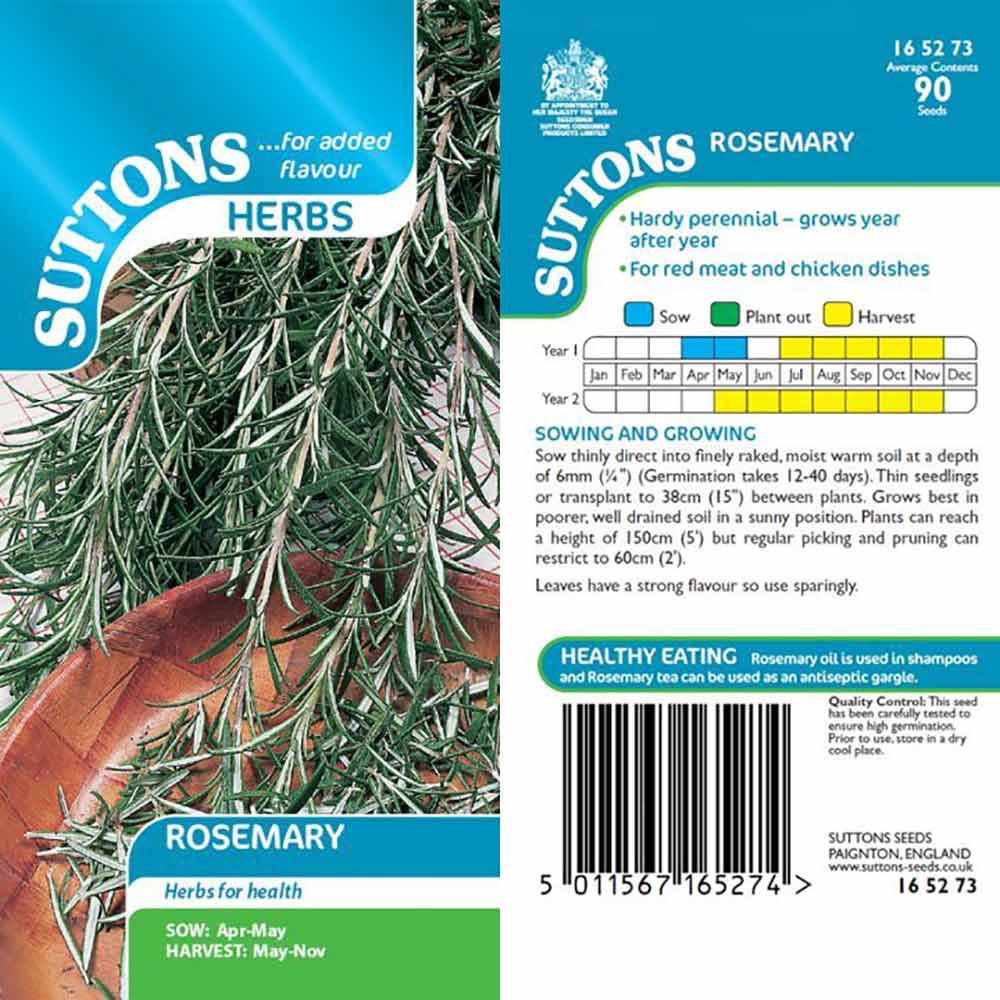 Suttons Herb Rosemary 165273