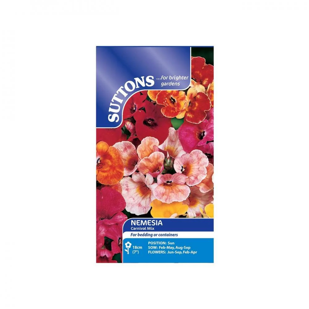 Suttons Nemesia Carnival Mixed 124222 - Image 2