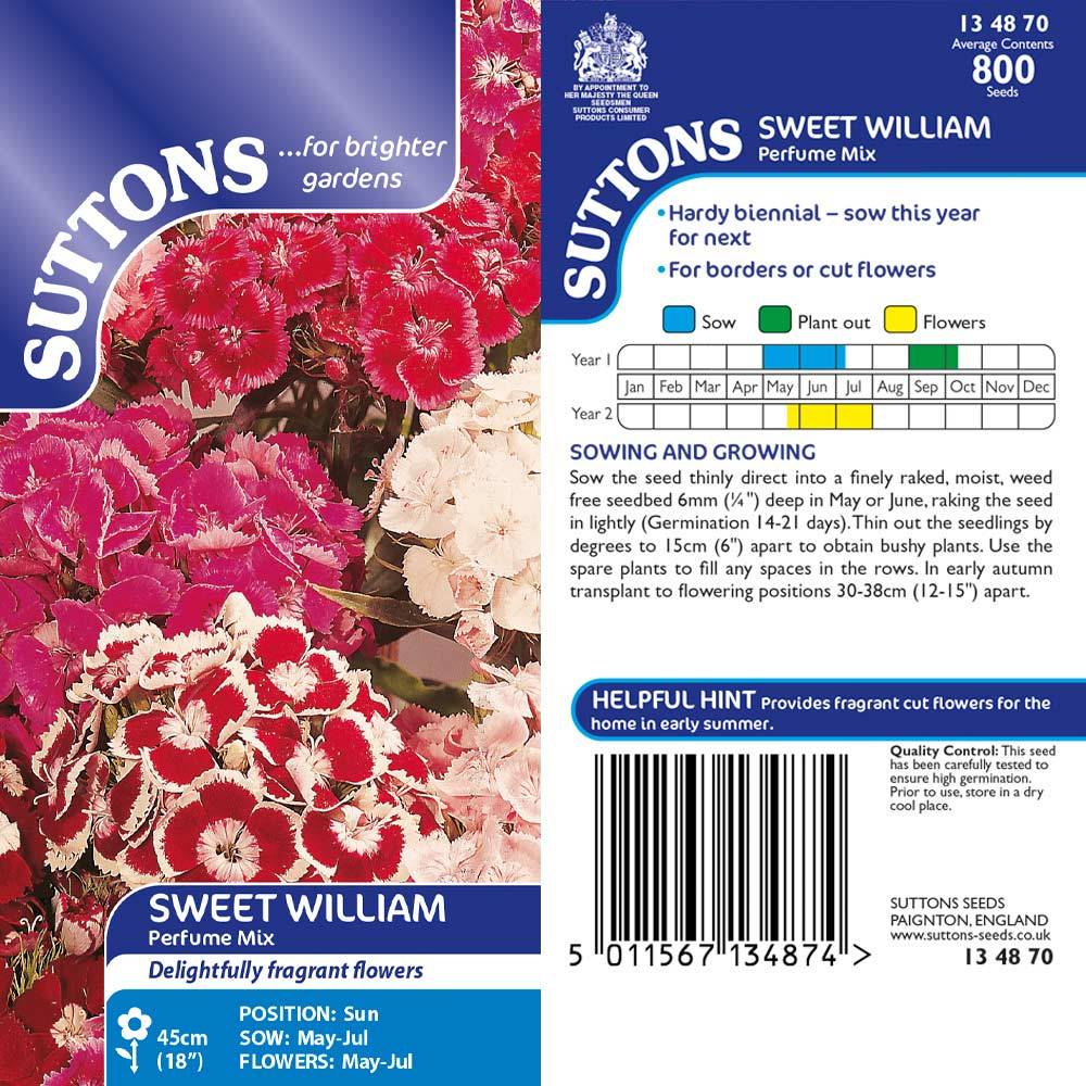 Suttons Sweet William Perfume Mix 134870