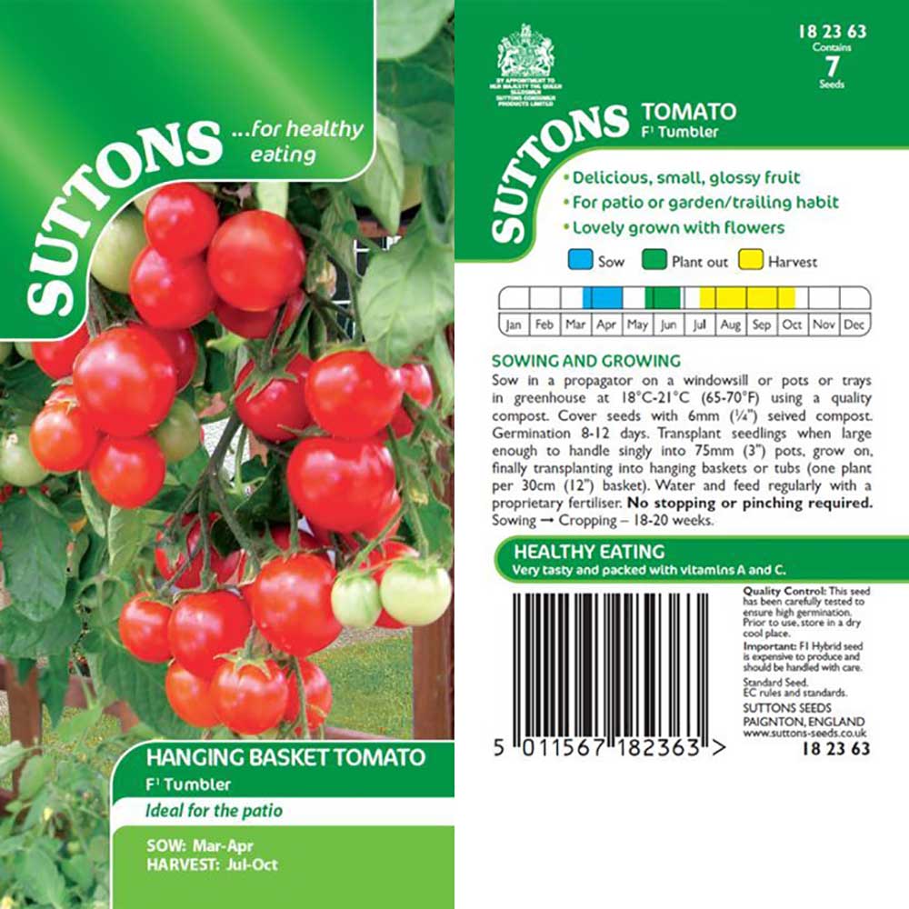 Suttons Tomato F1 Tumbler 182363 - Image 2