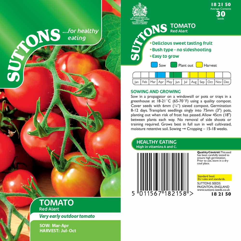 Suttons Tomato Red Alert G182150 - Image 2