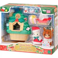 Sylvanian Families Baby Santa's Christmas Tree House