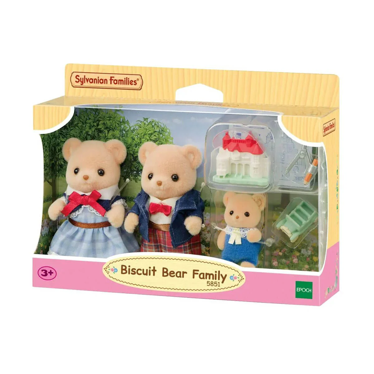 Sylvanian The Biscuit Bear Family