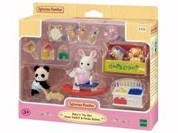 Sylvanians Babys Toy Box Snow Rabbit & Panda Babies