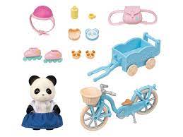 Sylvanians Cycle & Skate Set Panda Girl - Image 2