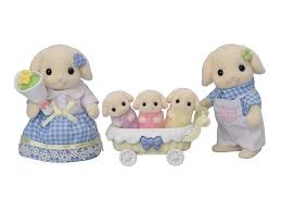 Sylvanians Flora Rabbit Family - Image 2