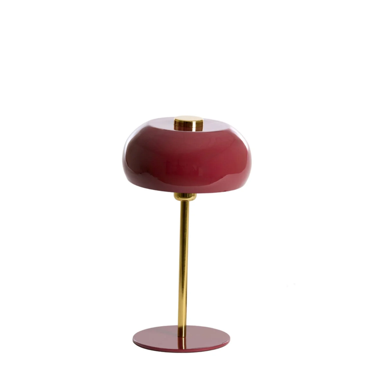 Table Lamp 23 x 40cm SURIN Shiny Burgundy & Gold