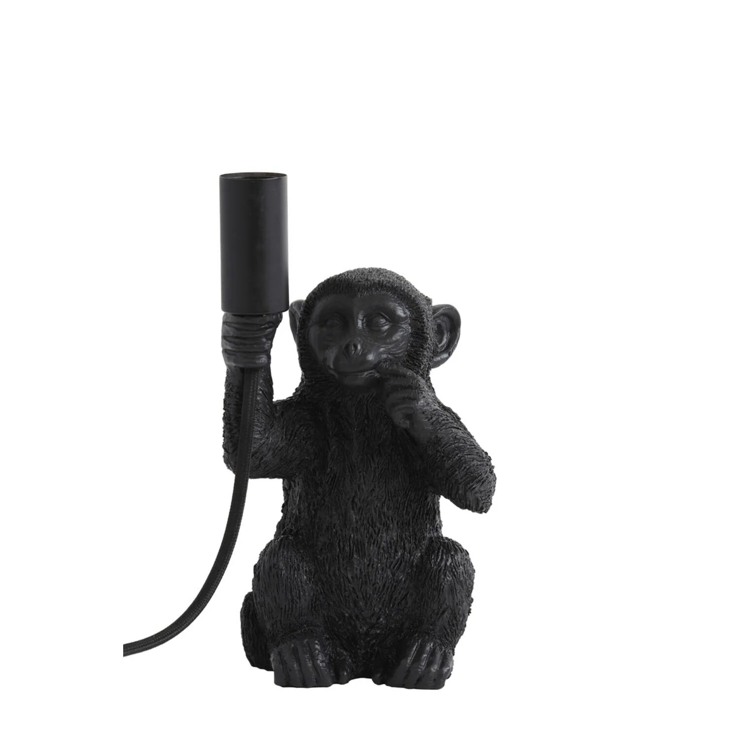 Table Lamp E14 13 x 12.5 x 23.5cm MONKEY Matt Black