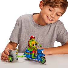 Teenage Mutant Ninja Turtles - Turtle Cycle W/Sidecar & Figure - Image 2