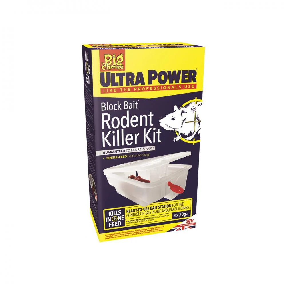 The Big Cheese Ultra Power Block Bait Mouse Killer Kit - Image 2