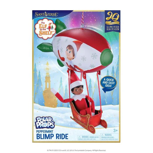 The Elf on the Shelf 20th Anniversary Blimp Inflatable