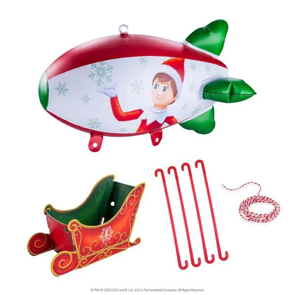 The Elf on the Shelf 20th Anniversary Blimp Inflatable - Image 3