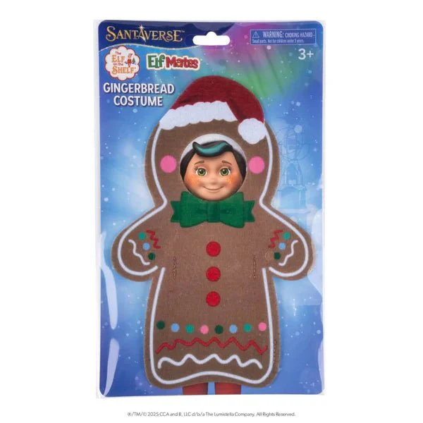 The Elf on the Shelf Elf Mates Costume - Gingerbread Man