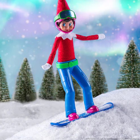 The Elf on the Shelf MagiFreez Swish and Sleigh Snowboard Set - Image 2