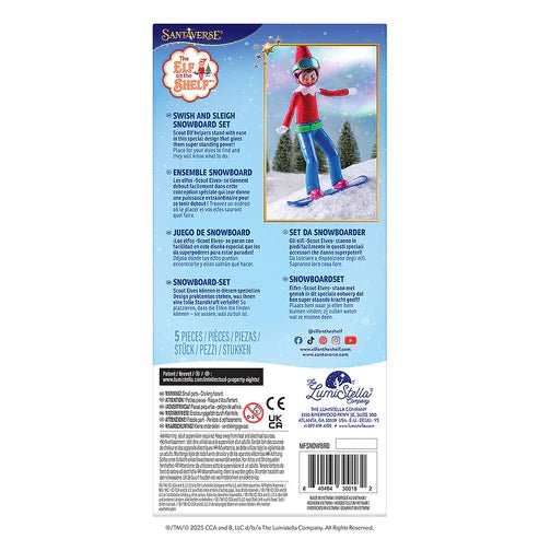 The Elf on the Shelf MagiFreez Swish and Sleigh Snowboard Set - Image 5
