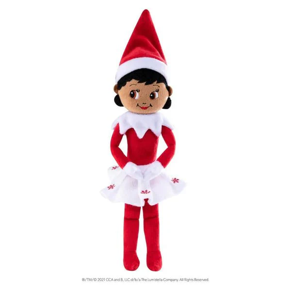 The Elf on the Shelf Plushee Pals Snugglers 12" Girl Brown Eyes