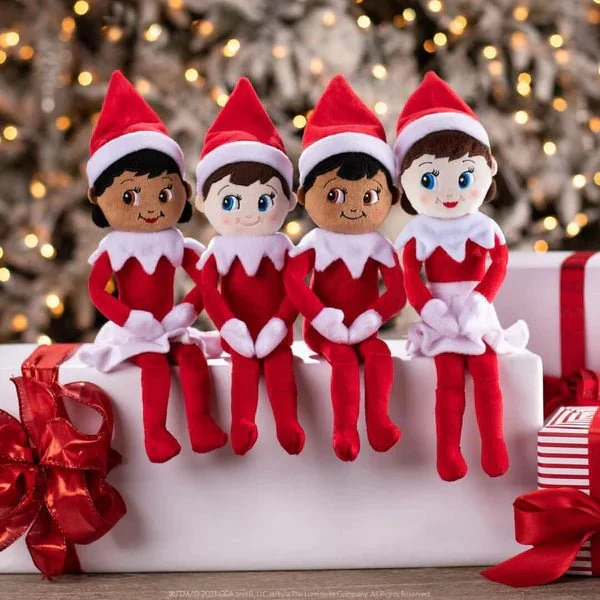 The Elf on the Shelf Plushee Pals Snugglers 12" Girl Brown Eyes - Image 2