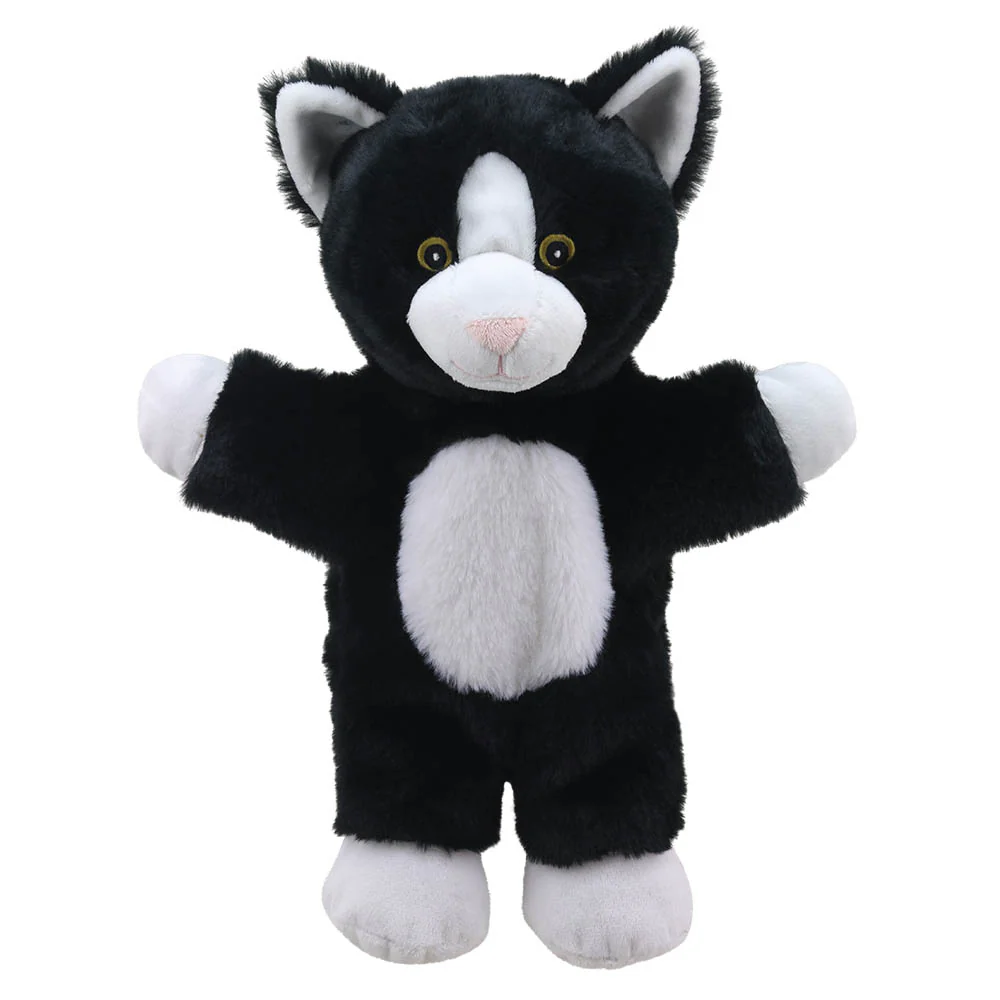 The Puppet Company Black And White Cat Eco Walking Puppet