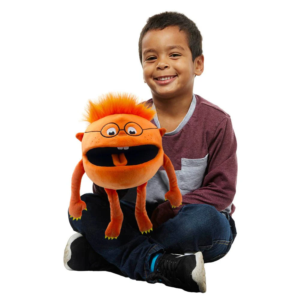 The Puppet Company Orange Baby Monster Hand Puppet - Image 3