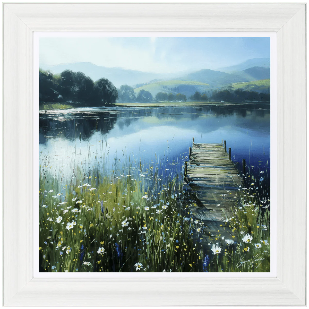 The Waters Edge I Framed Picture - MP109