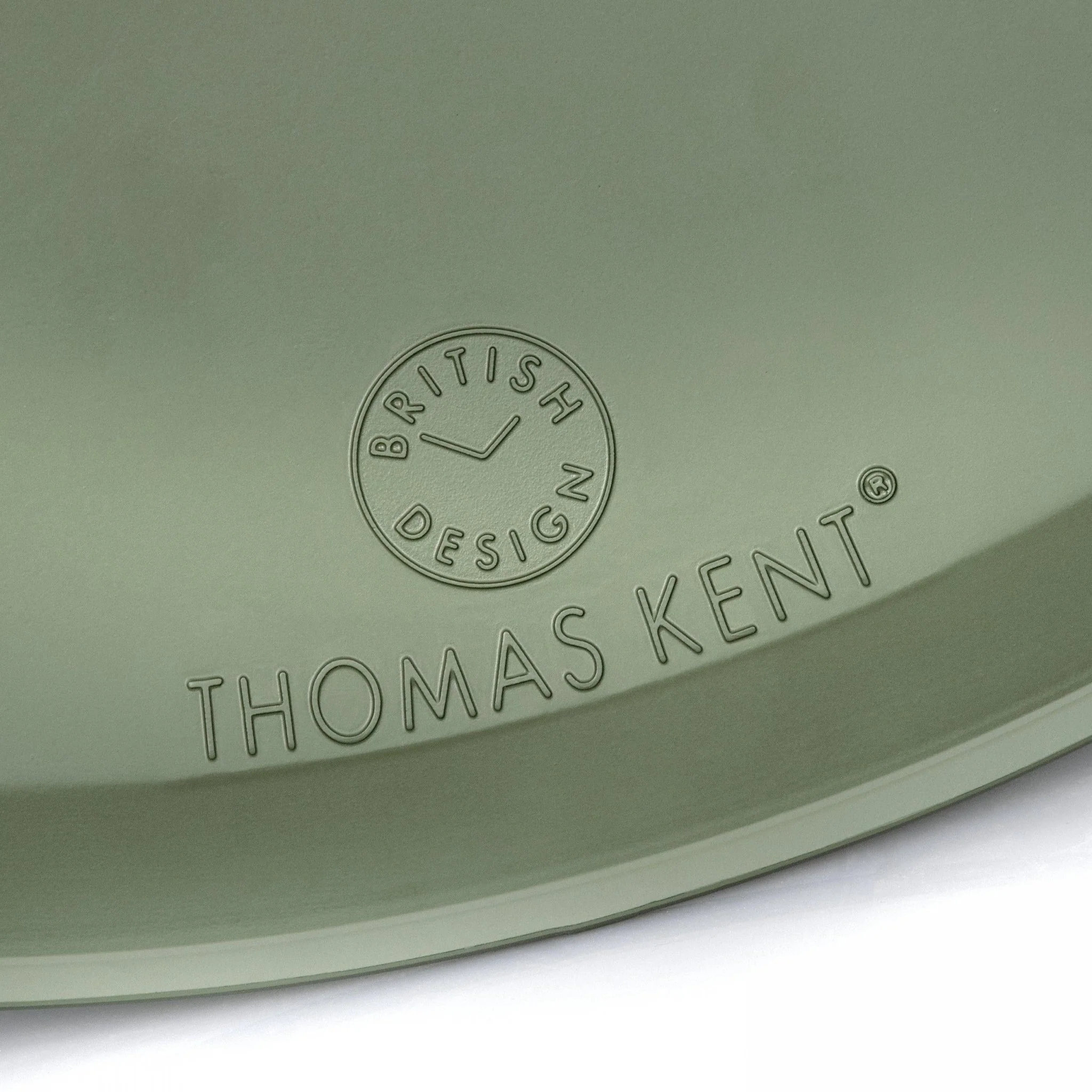 Thomas Kent 12" Arabic Wall Clock Lichen Green - Image 3