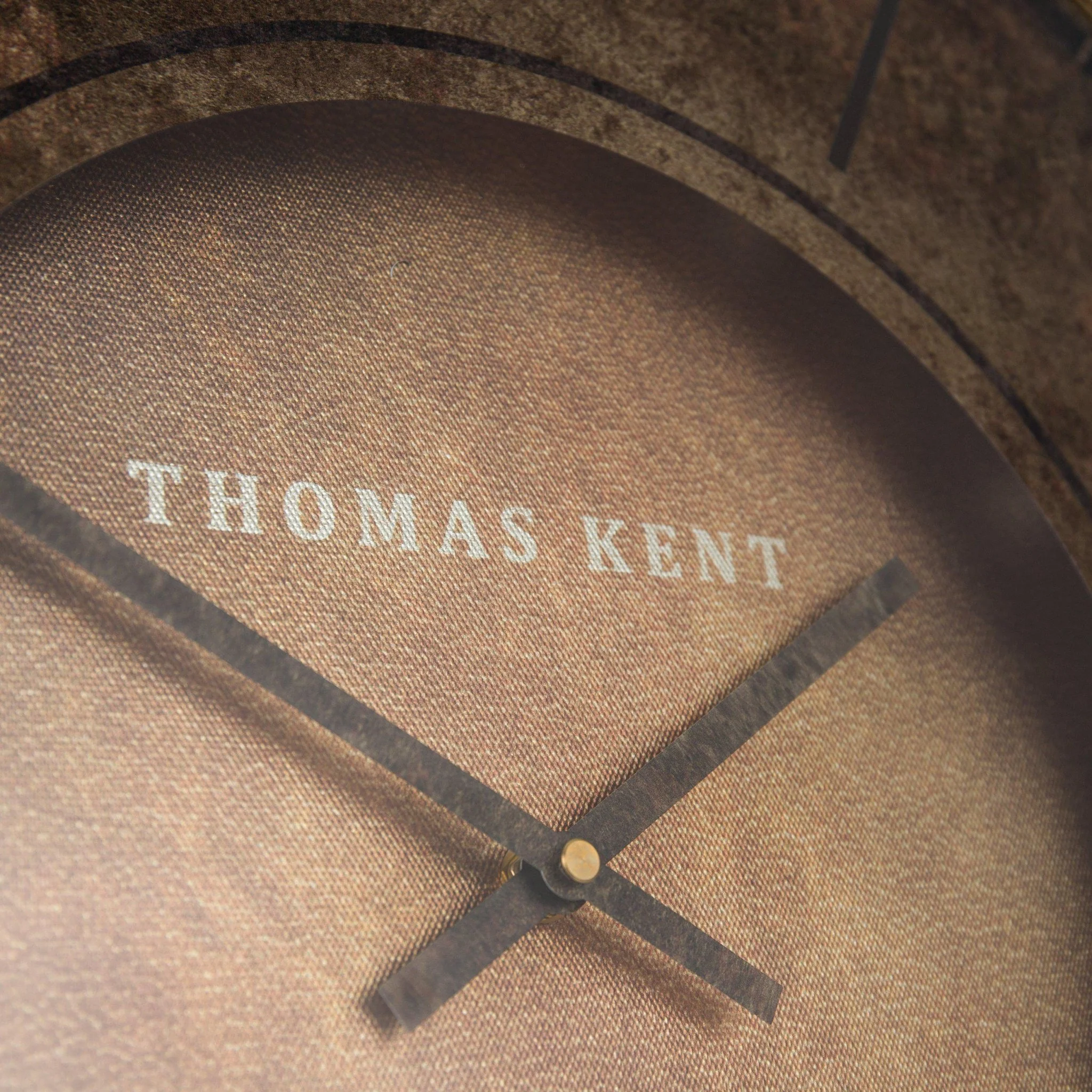 Thomas Kent 21" Florentine Wall Clock Leather - Image 3