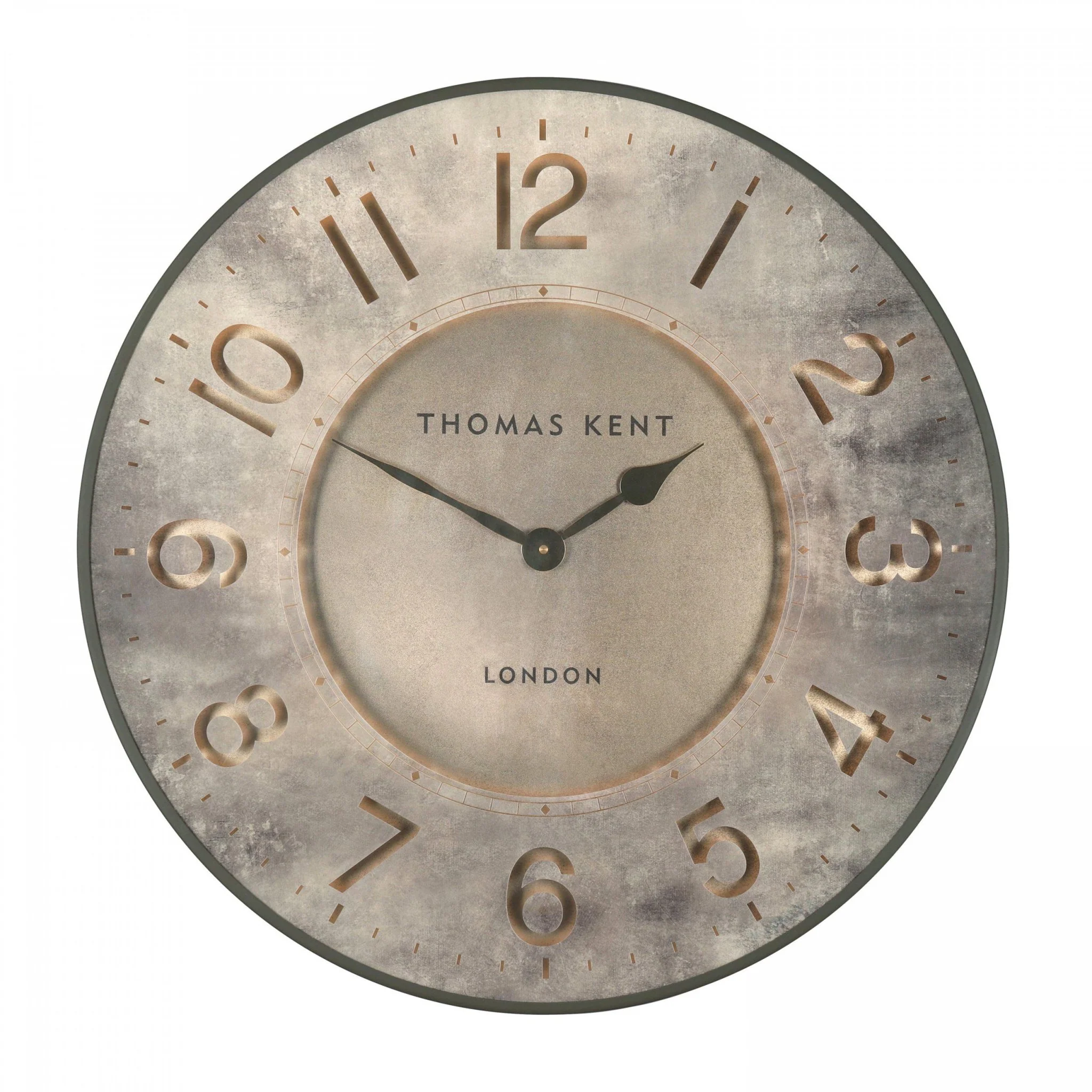 Thomas Kent 21" Wall Clock Harvest Gold