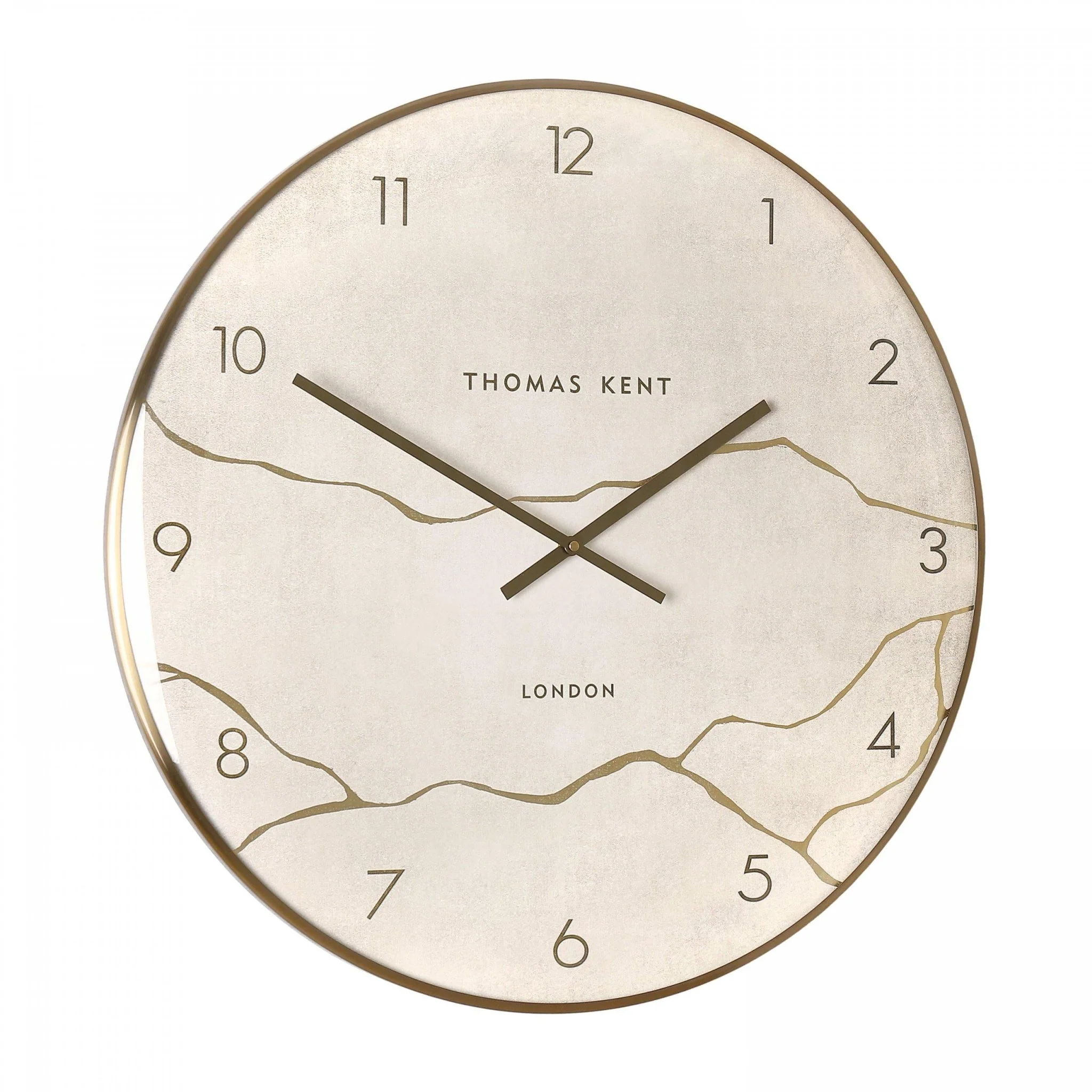 Thomas Kent 26" Oyster Wall Clock Stone - Image 3
