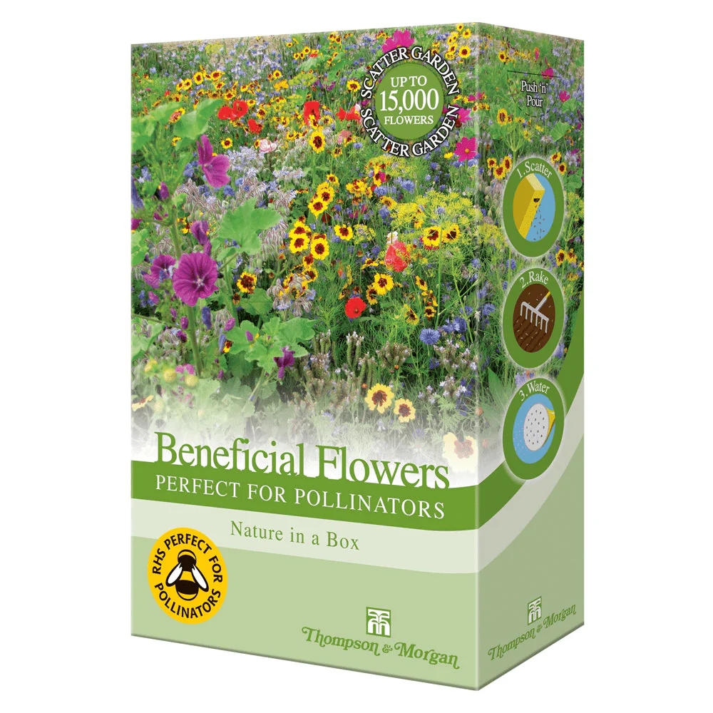 Thompson & Morgan Beneficial Scatter Flowers - Perfect for Pollinators Mix 200g