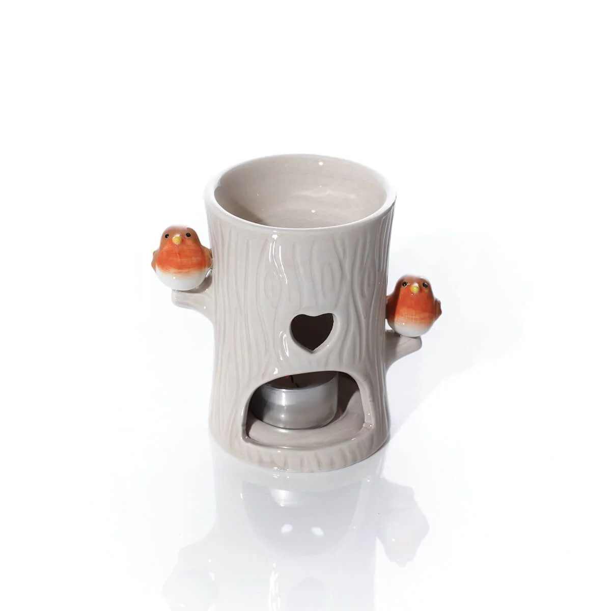 Tiny World Robin Tree Shaped Ceramic Wax Melt Burner - Image 2