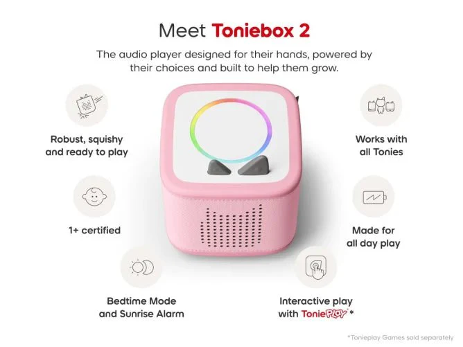 Toniebox 2 Starter Set - Cloud Pink - Image 2