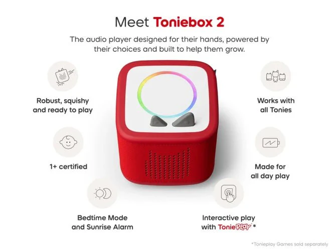 Toniebox 2 Starter Set - Sunset Red - Image 2