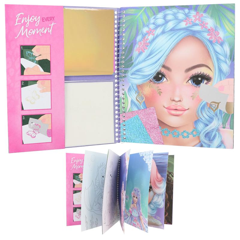 Topmodel Colouring Book Stick & Shine - Image 2