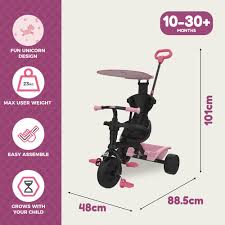 Tp 4 in 1 Trike - Unicorn Dream - Image 5