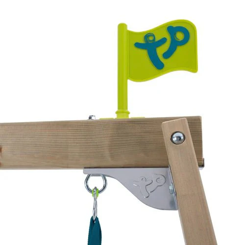 TP Forest Multiplay Single Wooden Swing & Slide Set - Image 4