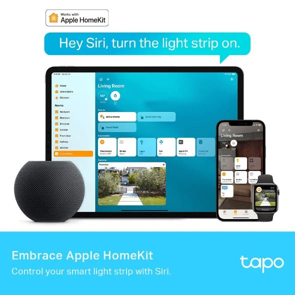 TP-Link Tapo L93010 Smart Wi-Fi Light Strip, Multicolor 10M - Image 7