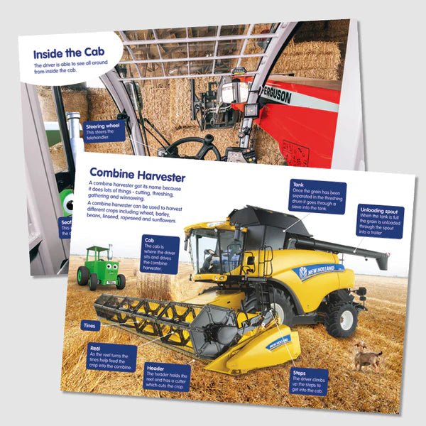 Tractor Ted Lets Look At Big Machines Book - Image 3