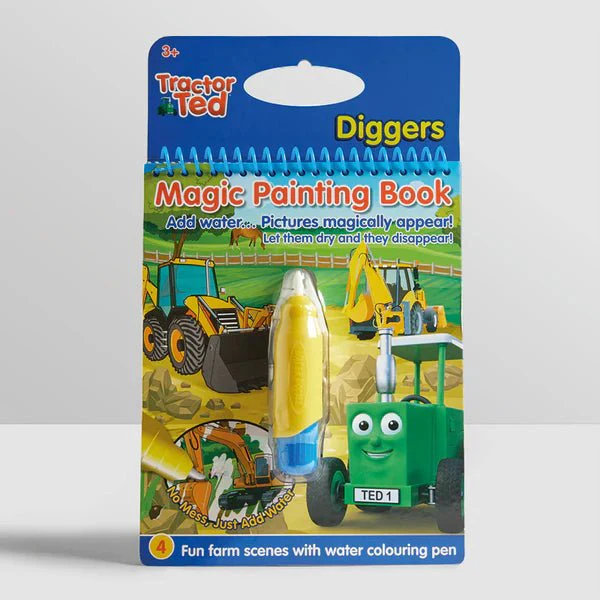 Tractor Ted Magic Painting Book - Diggers
