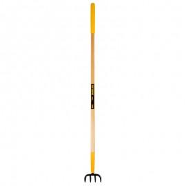 True Temper Cultivator 4 Prong Long Wood Handle (143.5 x 13 x 12.5 cm)