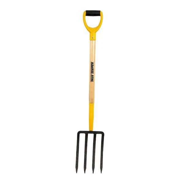 True Temper Digging Fork Wood Handle D Grip TTW-DF