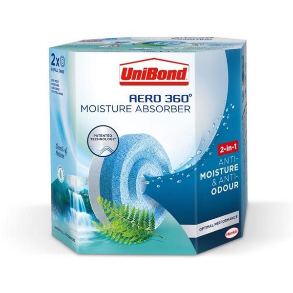 Unibond Aero 360 Refill Tab Twin Pack - Waterfall Freshness
